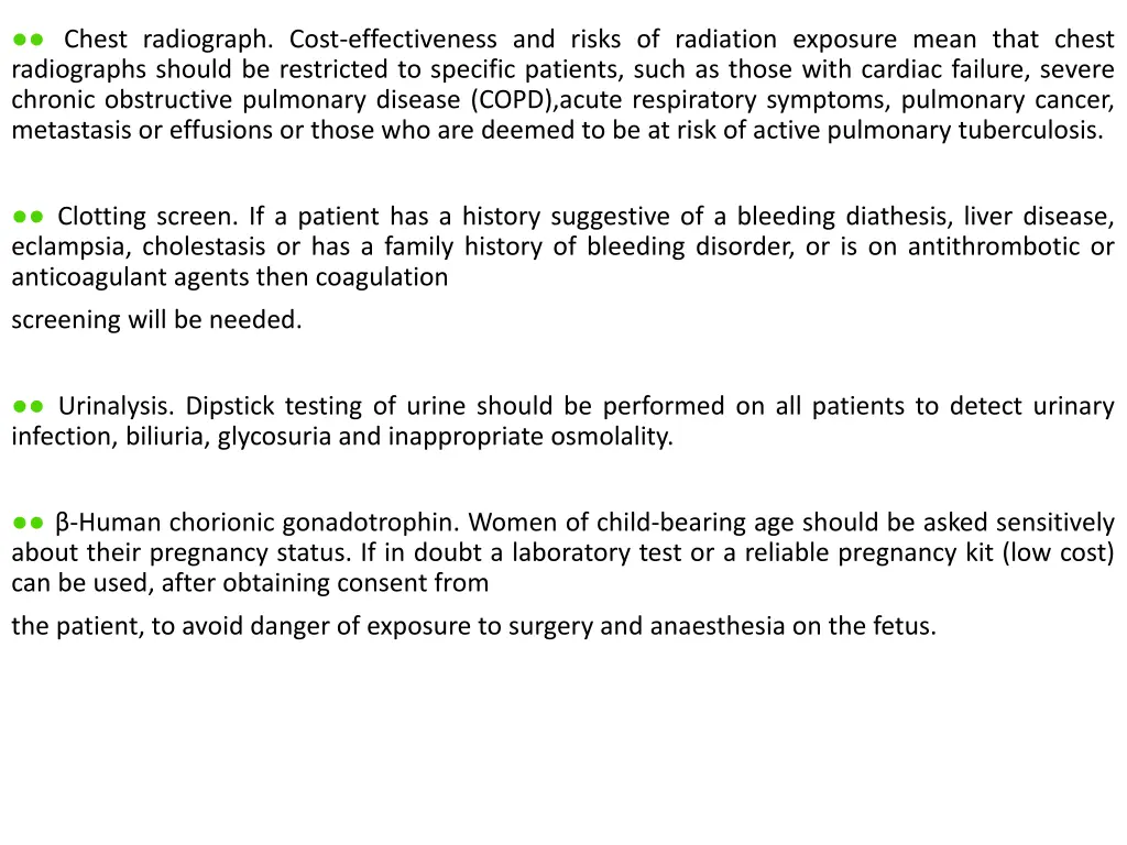 chest radiograph cost effectiveness and risks