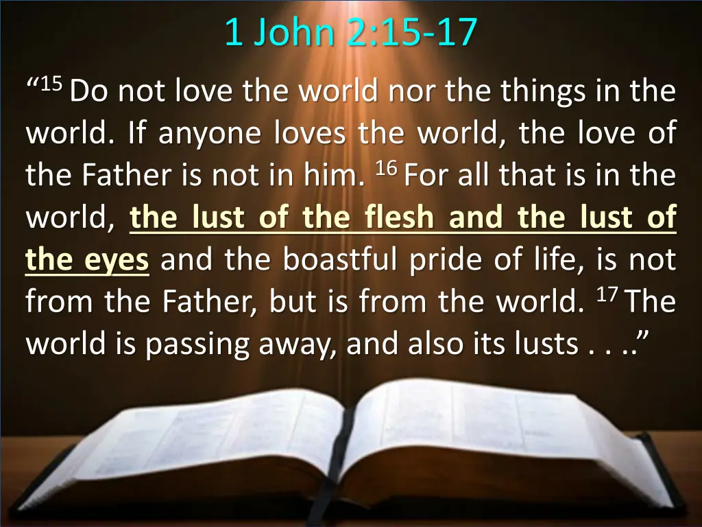 1 john 2 15 17
