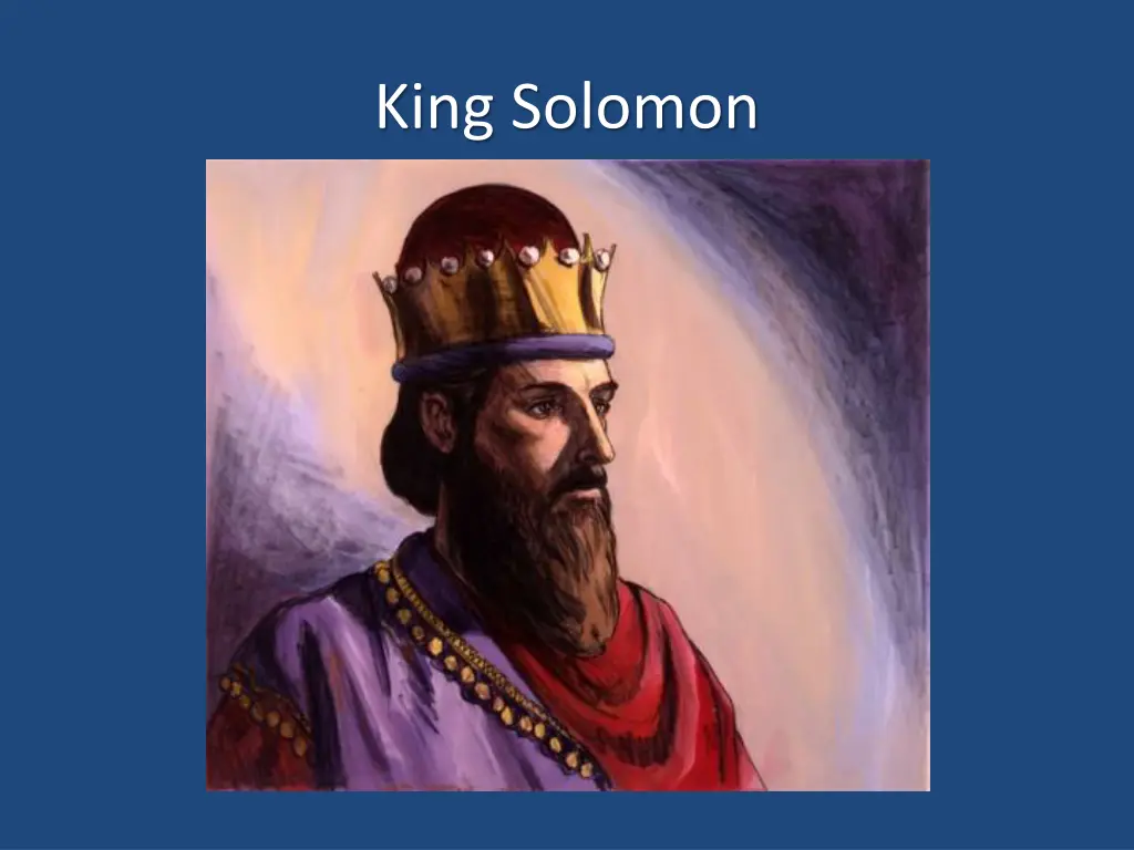king solomon
