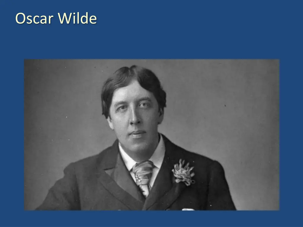 oscar wilde