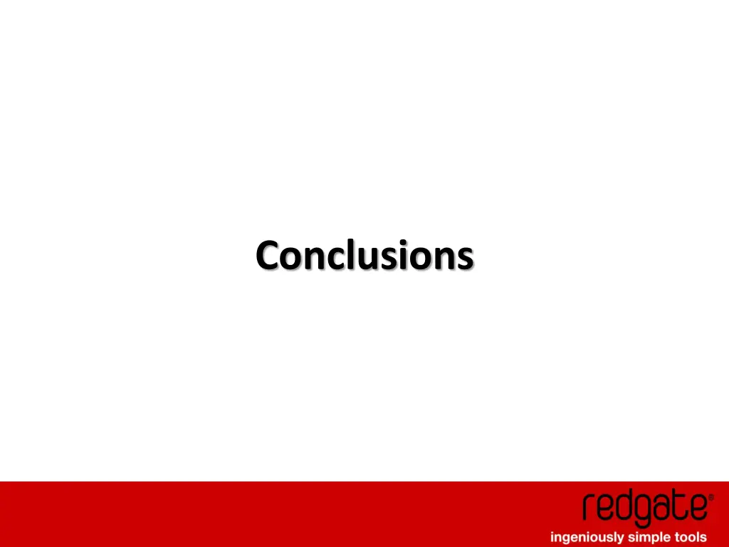 conclusions