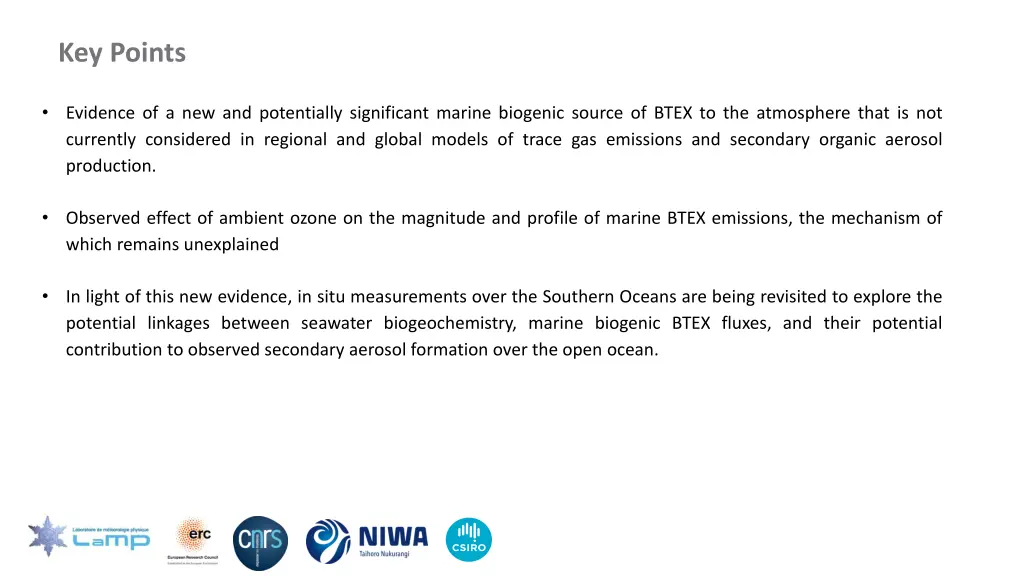 key points