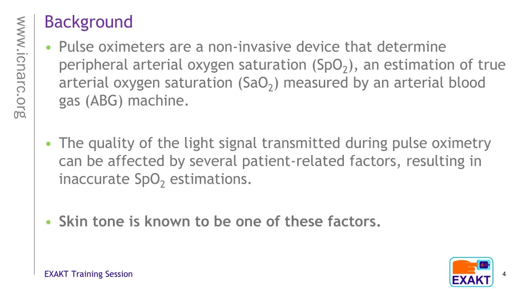 background pulse oximeters are a non invasive