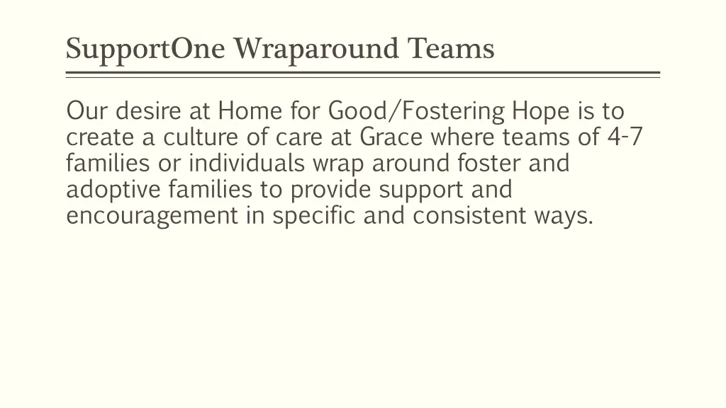 supportone wraparound teams 1