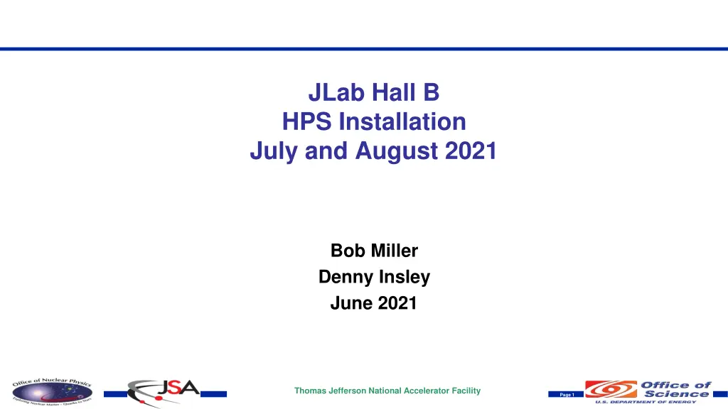 jlab hall b hps installation july and august 2021