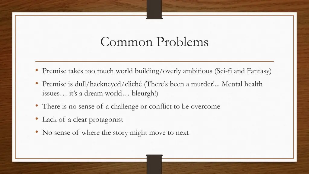 common problems