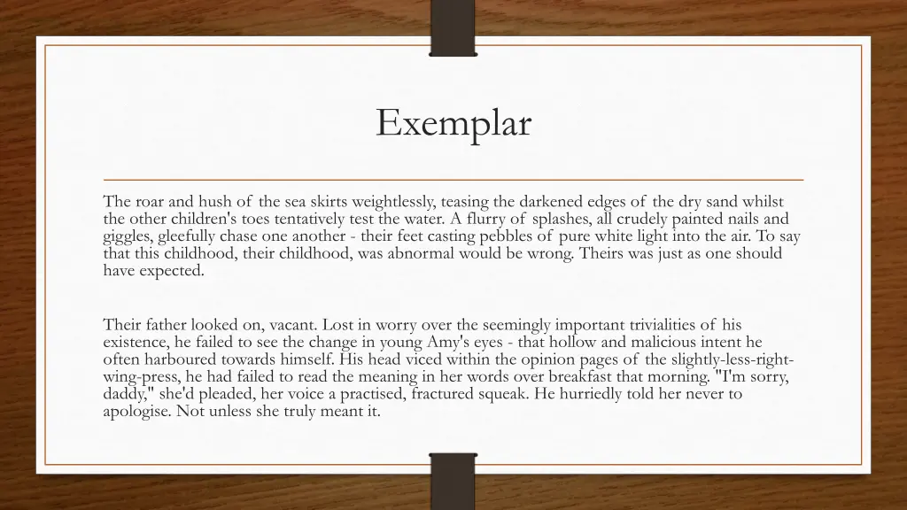 exemplar