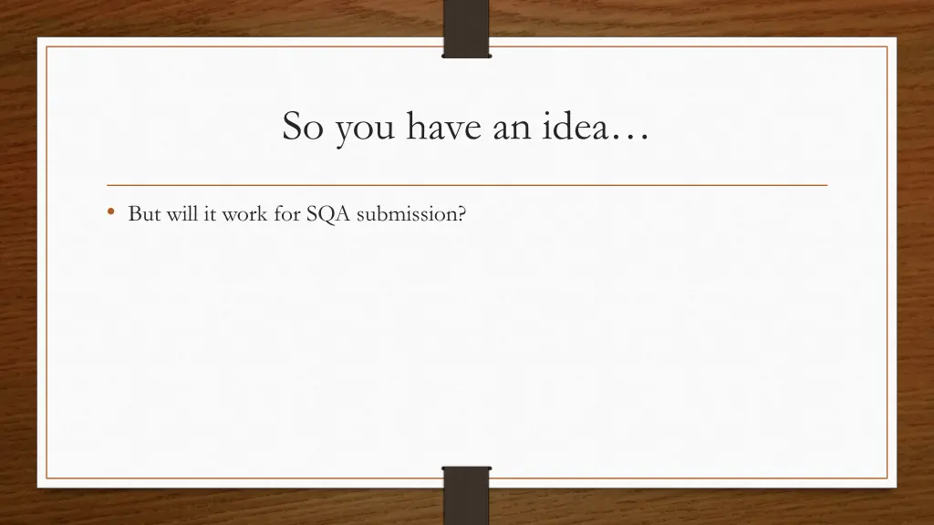 so you have an idea