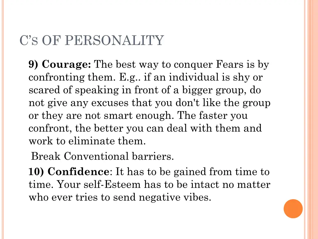 c s of personality 4