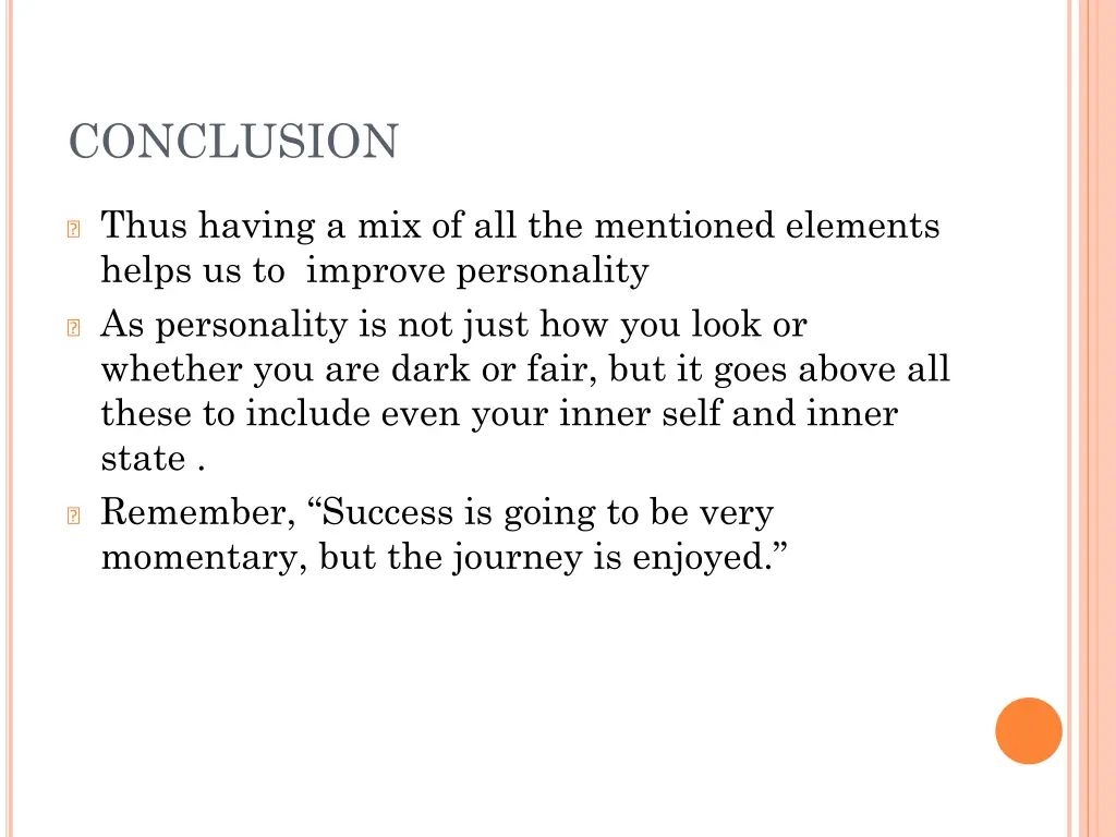 conclusion