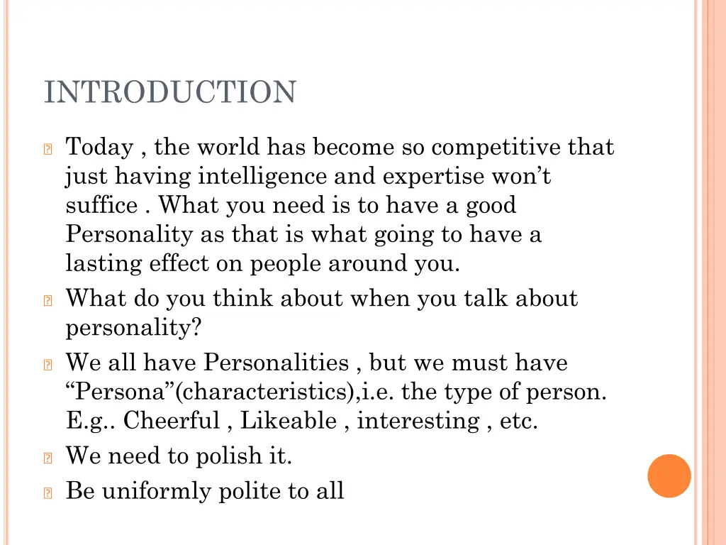 introduction