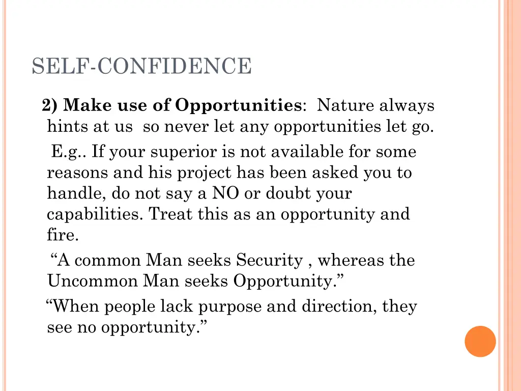 self confidence 4