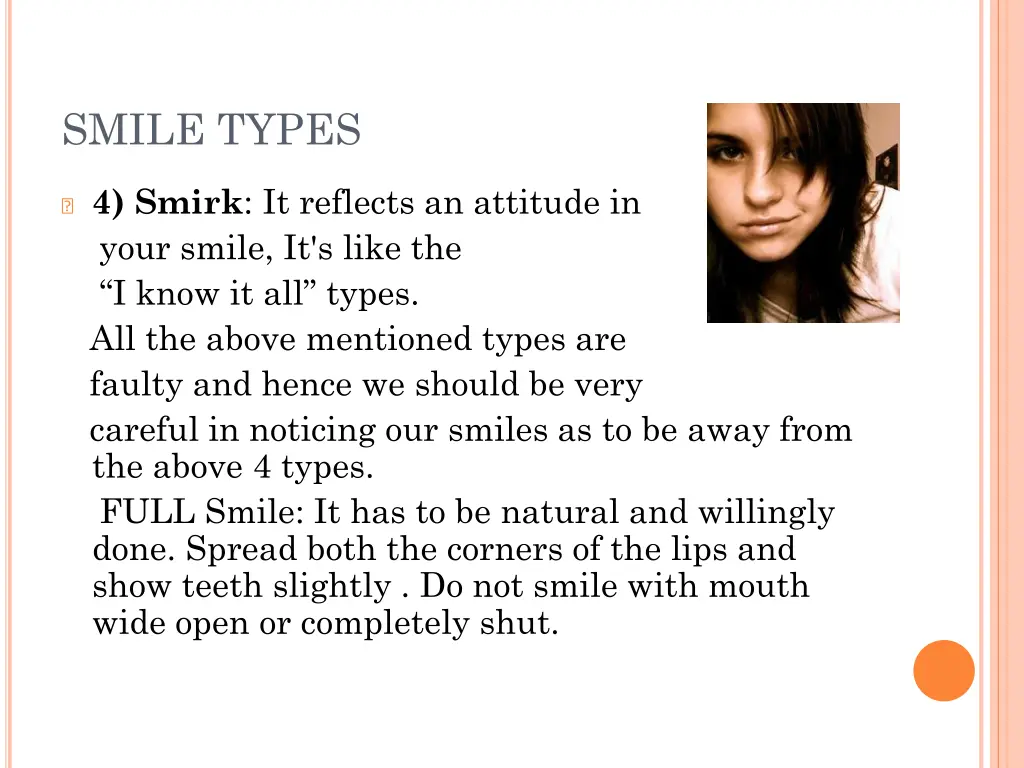smile types
