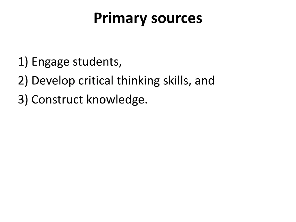 primary sources 2