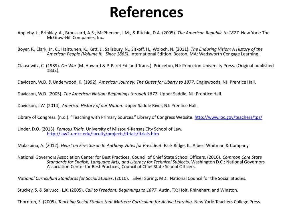 references