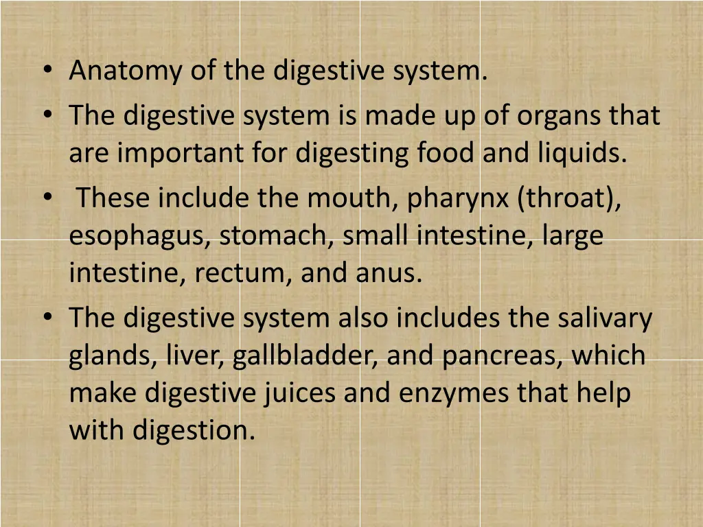 anatomy of the digestive system the digestive