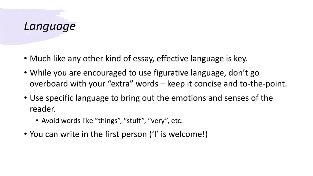 language