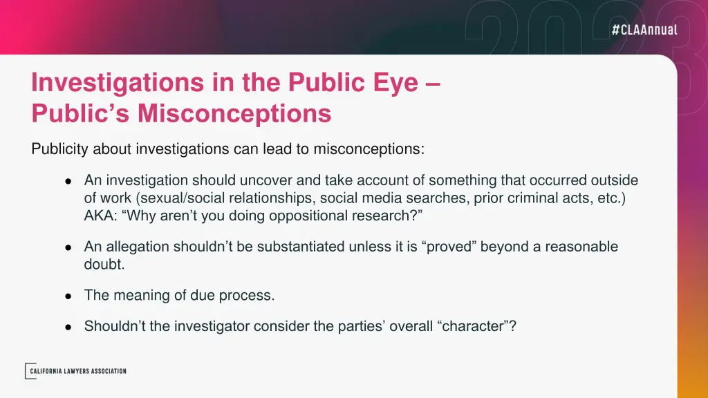 investigations in the public eye public