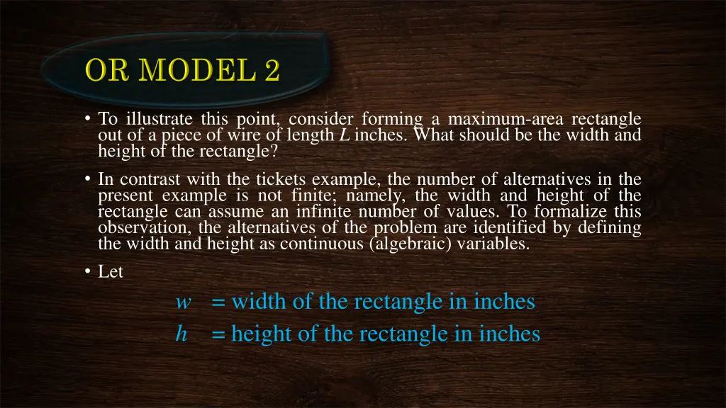 to illustrate this point consider forming