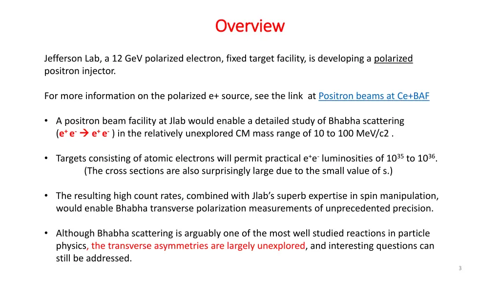 overview overview