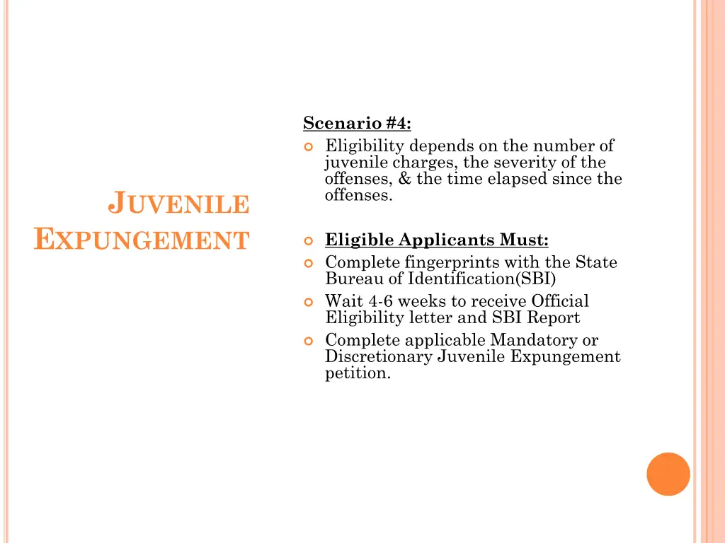 scenario 4 eligibility depends on the number