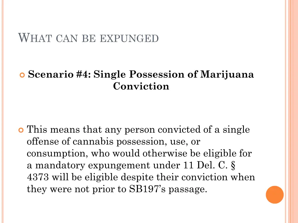 w hat can be expunged