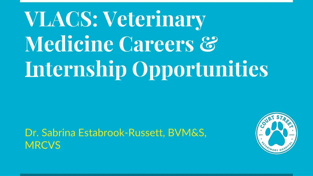 vlacs veterinary medicine careers internship