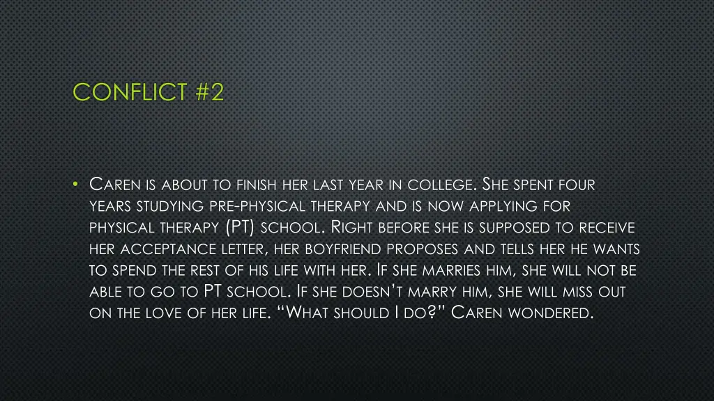 conflict 2