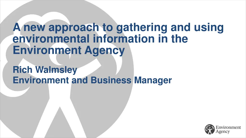 a new approach to gathering and using