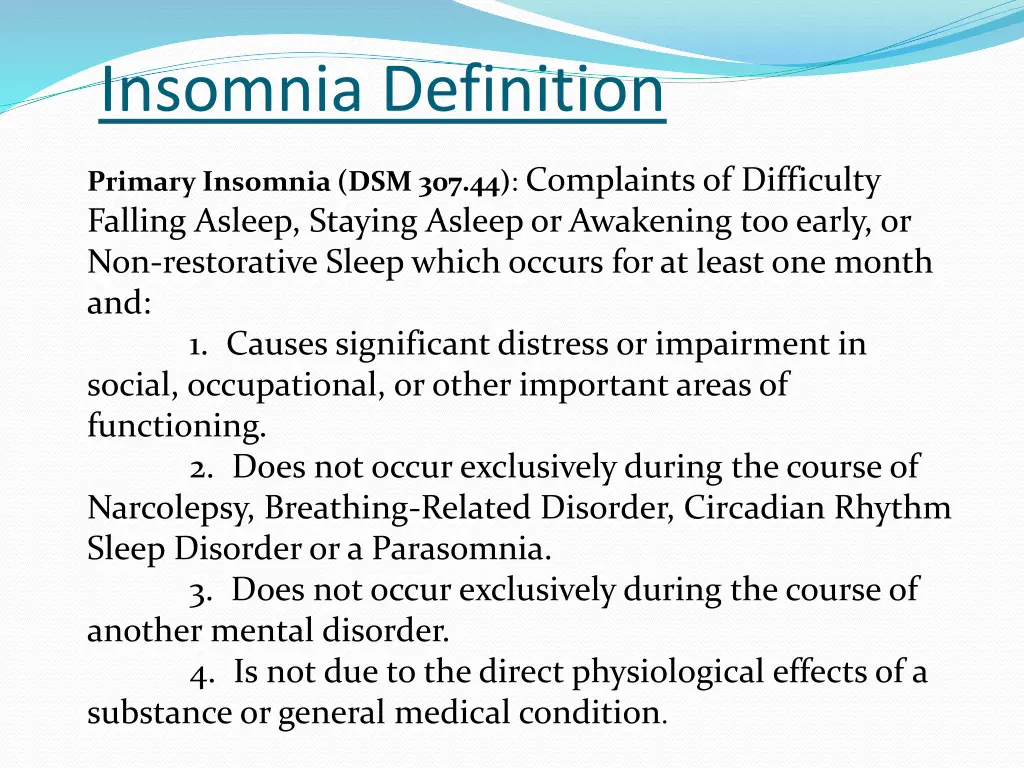 insomnia definition