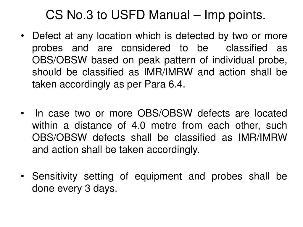 cs no 3 to usfd manual imp points