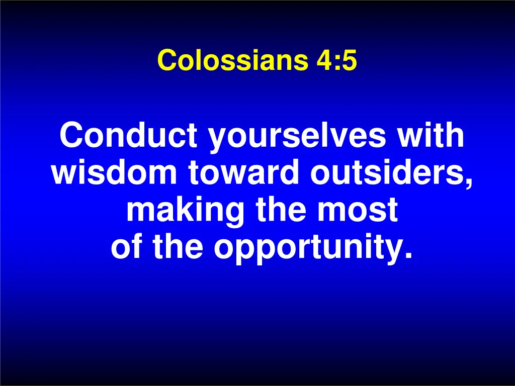 colossians 4 5