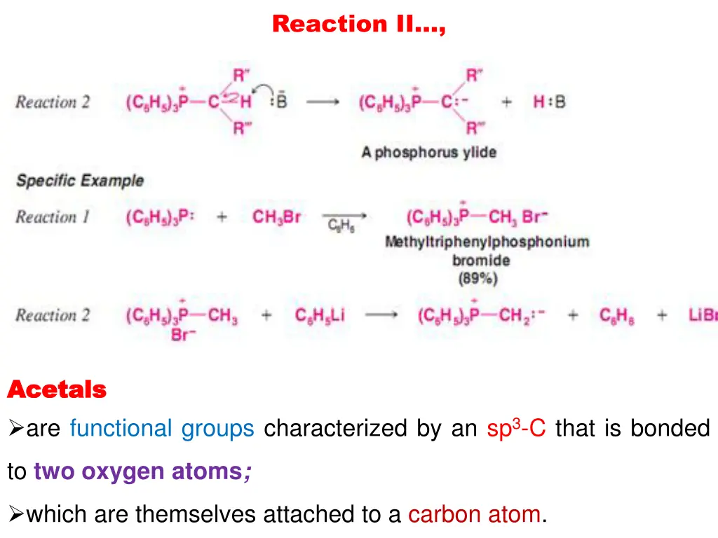 reaction ii