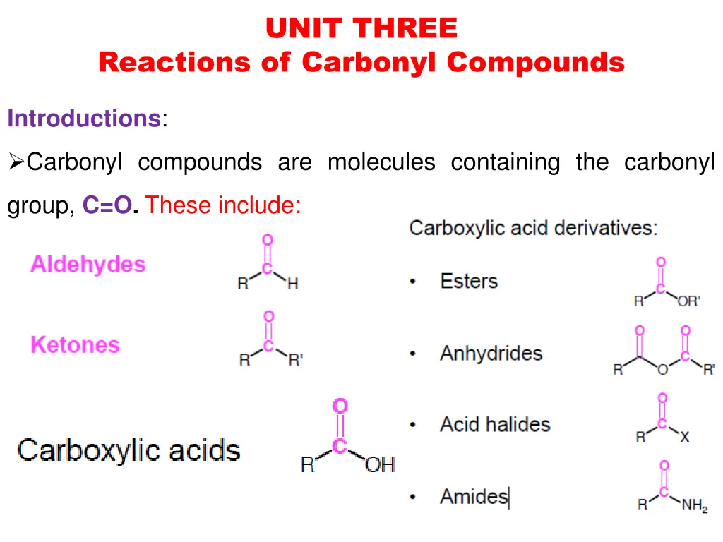 unit three