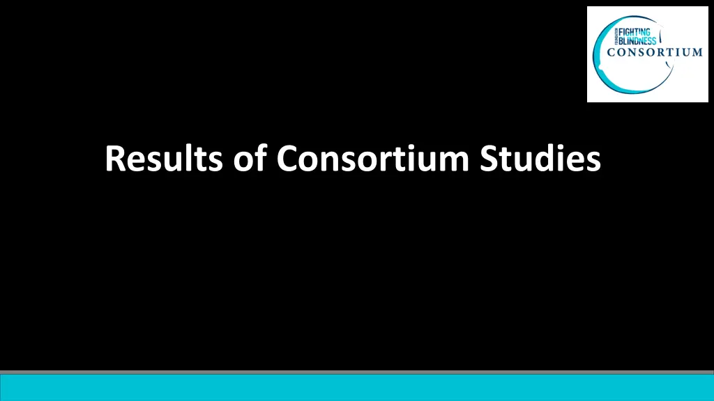 results of consortium studies