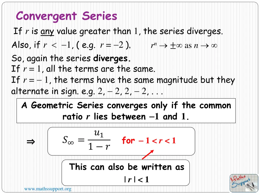 convergent series