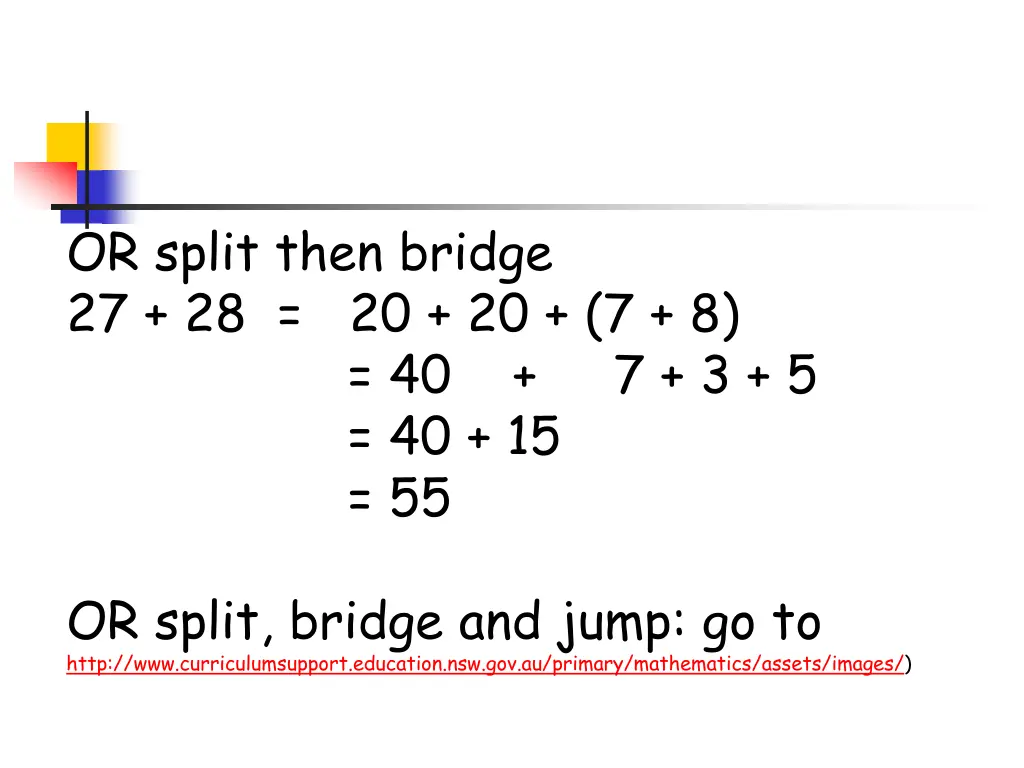 or split then bridge