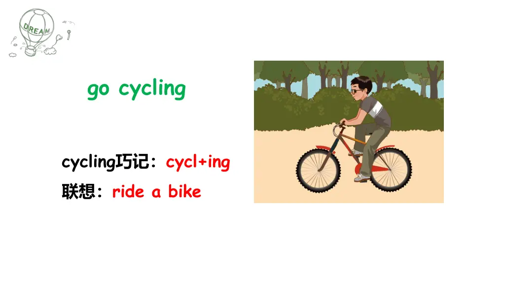 go cycling