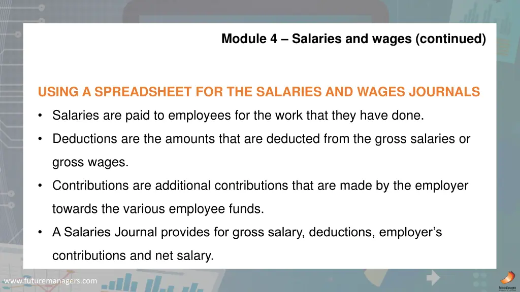 module 4 salaries and wages continued