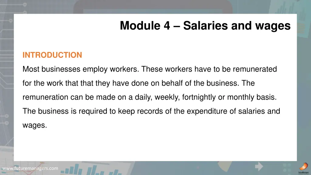 module 4 salaries and wages