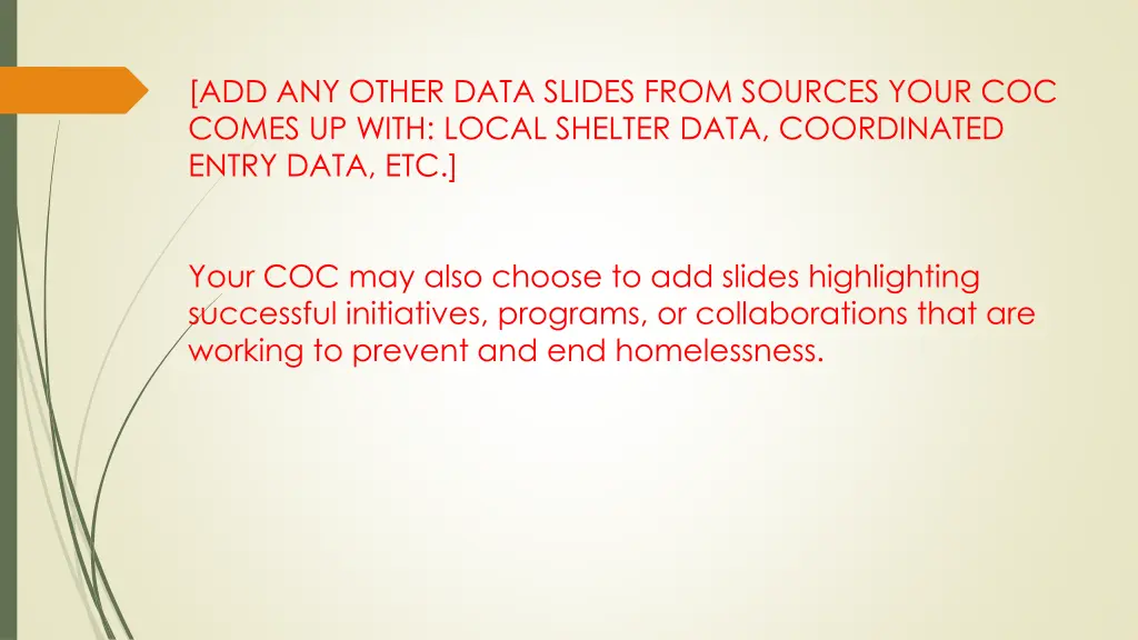 add any other data slides from sources your