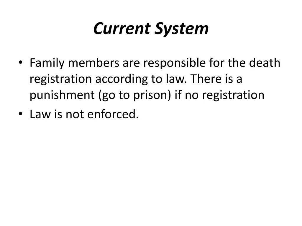 current system 1