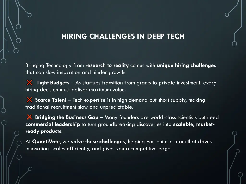 hiring challenges in deep tech