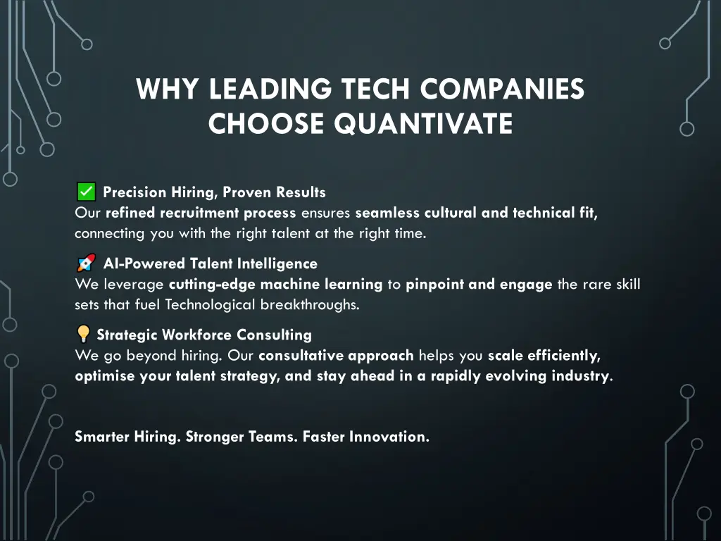 why leading tech companies choose quantivate
