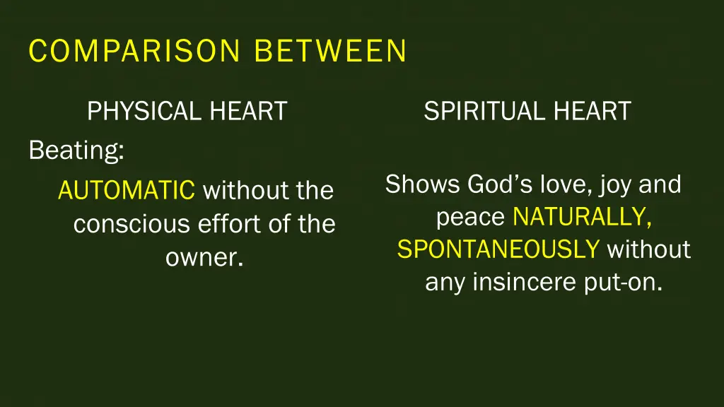 comparison between 2