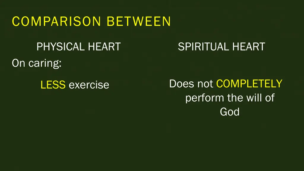 comparison between 6