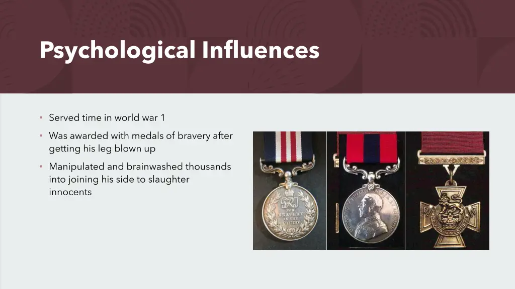 psychological influences