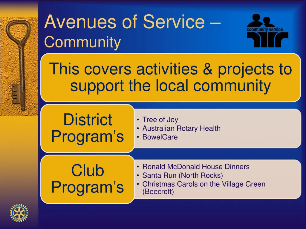 avenues of service community