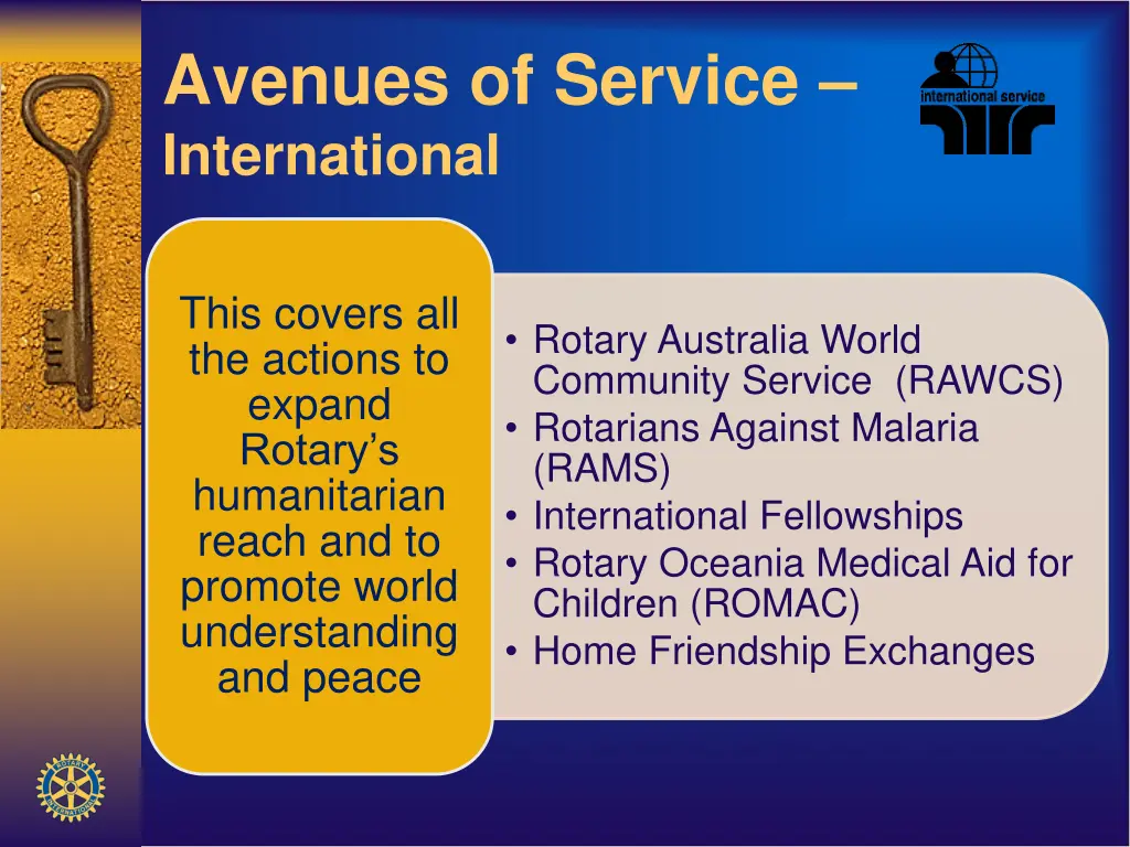 avenues of service international