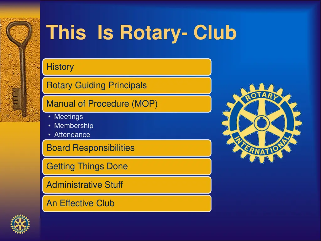this is rotary club